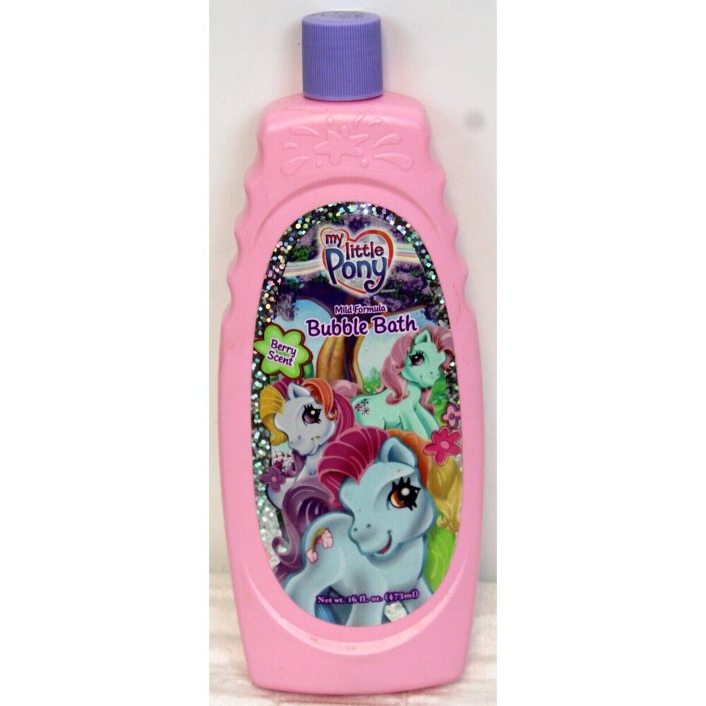 VTG 2003 My Little Pony MLP Bubble Bath Berry Scent New Girl Hasbro Mild Formula